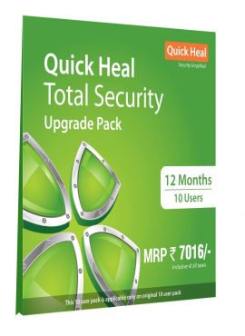 Renewal Quick Heal Total Security 10PC 1Y