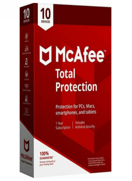 Mcafee Total Security 10 PC 1 Year