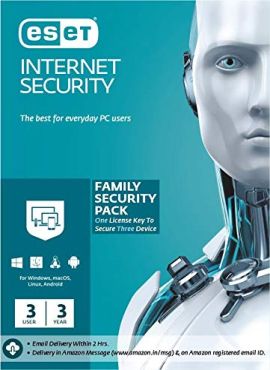 ESET Internet Security Familly Security Pack 3 PC 3 Year