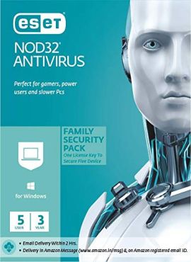 ESET NOD32 Antivirus Familly Security Pack 5 PC 3 Year