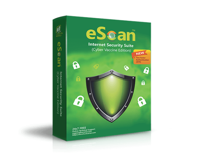 eScan Internet Security Vaccine Edition V22 1 User 3 Year