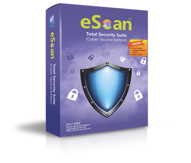 eScan Total Security Cyber Vaccine Edition V22 1 User 3 Year