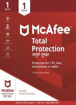 Mcafee Total Protection 1PC 3Y
