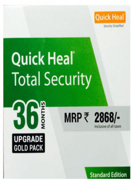 Renewal Quick Heal Total Security 1PC 3Y