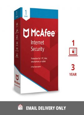 McAfee Internet Security 1PC 3Y